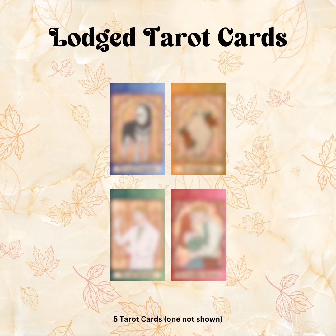 Lodged Tarot Cards